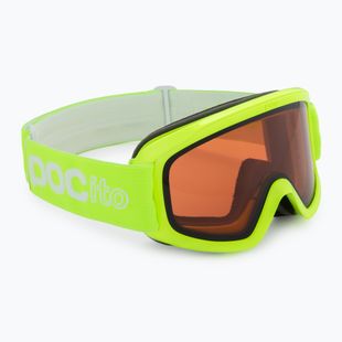 Детски очила за ски POC POCito Opsin fluorescent yellow/green/partly sunny light orange