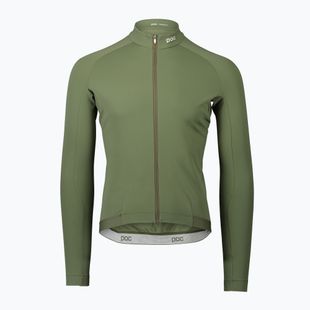 Мъжки колоездачен анцуг с дълъг ръкав POC Ambient Thermal Jersey epidote green