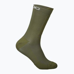 Чорапи за колоездене POC Lithe MTB Mid epidote green