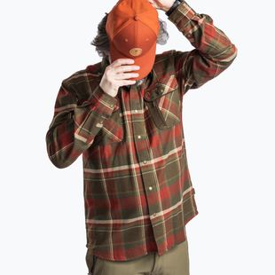 Мъжка риза Pinewood Cornwall d.green/d.copper