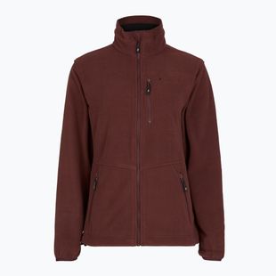 Дамски суитшърт за трекинг Pinewood Finnveden Fleece earth plum