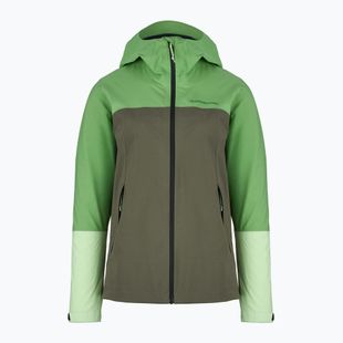 Дамско яке Peak Performance Trail Hipe Shell Peppermint/pine needle/vivid rain jacket