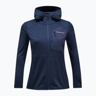 Дамски суитшърт Peak Performance Utility Light Zip blue shadow