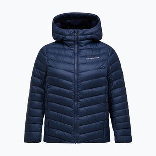 Дамско пухено яке Peak Performance Frost Down Hood Jacket blue shadow