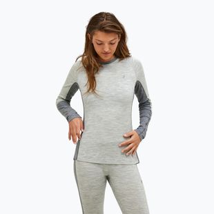 Дамска термоактивна блуза с дълъг ръкав Peak Performance Magic Crew Wool-Blend Baselayer med grey melange
