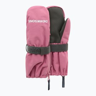 Детски скиорски ръкавици Didriksons Biggles Zip Mitten 9 heather pink