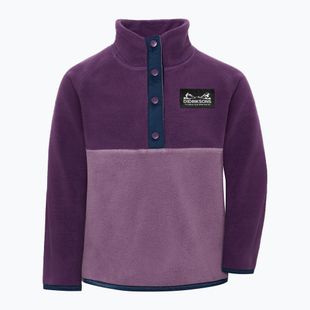 Детски поларен суитшърт Didriksons Monte 6 Half Button northern purple