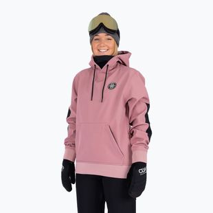 Суитшърт за сноуборд Colourwear Est 2010 Hood dk pink