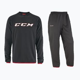 Детски спортен костюм CCM Locker Suit JR black