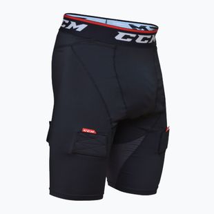 Мъжки къси панталони за хокей CCM Ribano Compresion Jock SR black