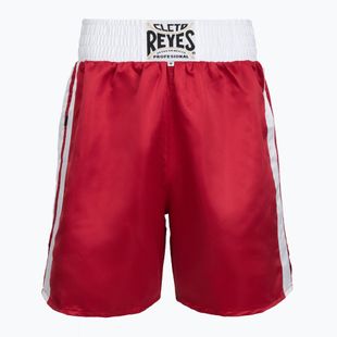 Мъжки боксови шорти Cleto Reyes Satin red/white