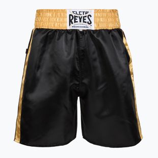 Мъжки боксови шорти Cleto Reyes Satin black/gold
