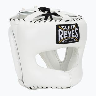 Боксова каска Cleto Reyes With Pointed Face Nylon Bar white