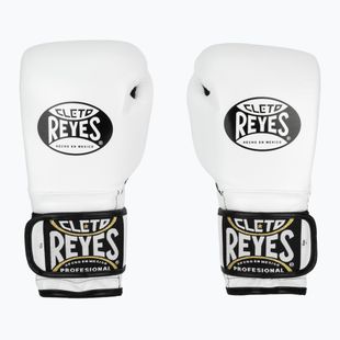 Боксови ръкавици Cleto Reyes Velcro Sparring white/black