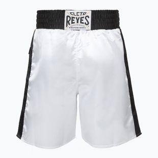 Мъжки боксови шорти Cleto Reyes Satin white/black