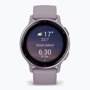 Часовник Garmin Vivoactive 5 metallic orchid aluminium bezel/orchid