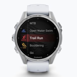 Часовник Garmin Fenix 8 43 mm Amoled silver/white stone