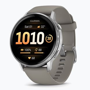 Часовник Garmin Venu 4 45 mm sliver/silver gray