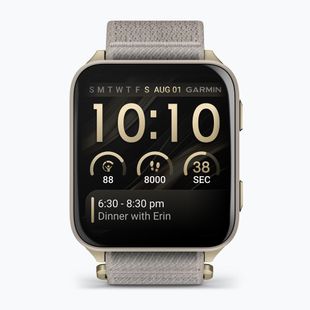 Часовник Garmin Venu X1 soft gold/french gray
