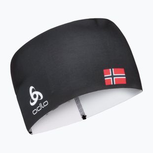 Лента за глава ODLO Competition Fan Warm black/norwegian flag