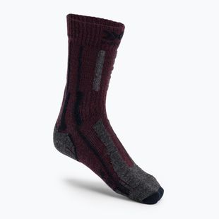 Чорапи за трекинг X-Socks Trek X Merino LT maroon TS03S19U-R008