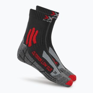 Мъжки чорапи X-Socks Trek Outdoor Low Cut anthracite/red