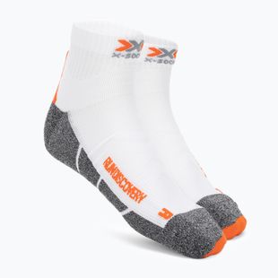 Мъжки чорапи за бягане X-Socks Run Discovery 4.0 arctic white/dolomite grey
