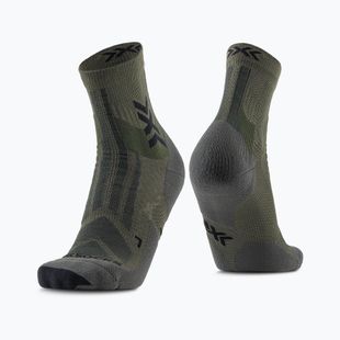 Чорапи X-Socks Hike Discover Ankle dark sage/black