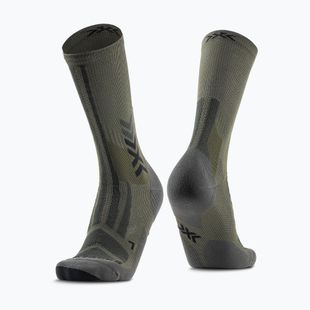 Чорапи X-Socks Hike Discover Crew green/black