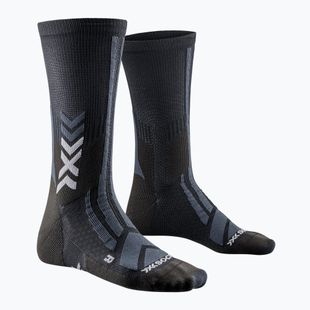 Чорапи за трекинг X-Socks Hike Discover Crew black/charcoal
