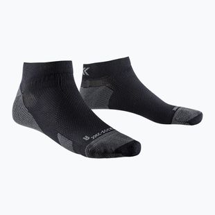 Мъжки чорапи за бягане X-Socks Run Discover Low Cut black/charcoal