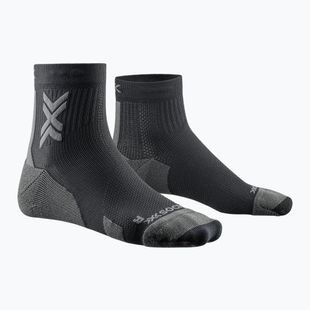 Мъжки чорапи за бягане X-Socks Run Discover Ankle black/charcoal