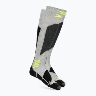 Скиорски чорапи X-Socks Ski Discover Otc rhino grey/canary