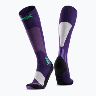 Скиорски чорапи X-Socks Ski Discover Otc deep purple/light sand
