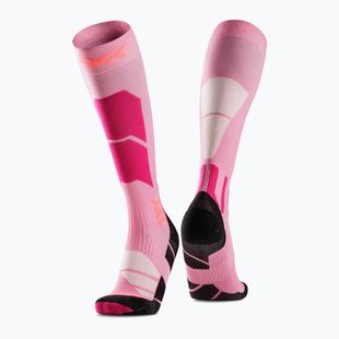 Скиорски чорапи X-Socks Ski Perform Otc light pink/light sand