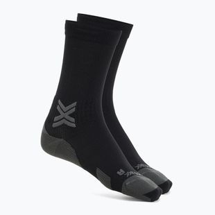 X-Socks Run Discover Crew черни/въглени чорапи