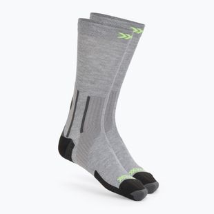 Чорапи X-Socks Run Perform Warm Crew rhino grey/canary