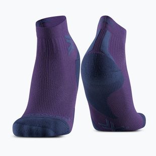 Дамски чорапи X-Socks Run Discover Ankle neobergine/x black