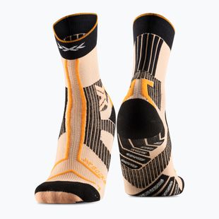 X-Socks Trailrun Terraskin Expert Crew чорапи fresh peach/x black/blazing orange