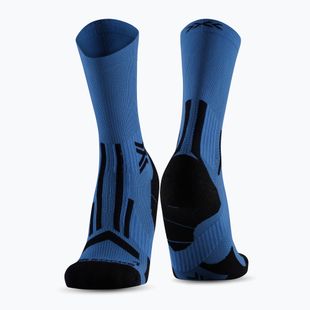 Мъжки чорапи X-Socks Trailrun Perform Crew mineral blue/x black