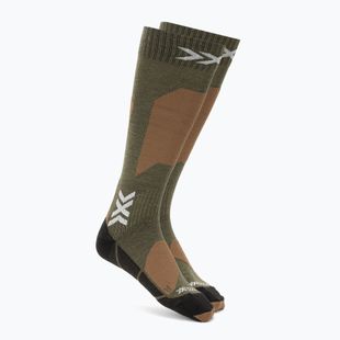 Скиорски чорапи X-Socks Ski Discover Merino Otc sand/dark sand