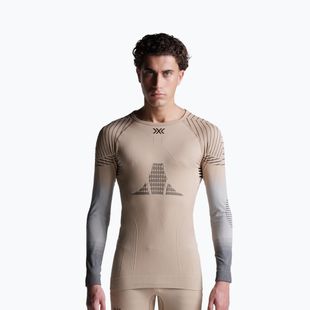 Мъжка термоактивна блуза X-Bionic Invent Fx Shirt sand/light grey/grey