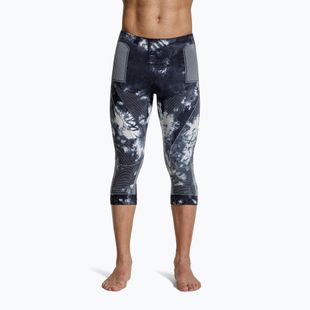 Термоактивни панталони X-Bionic Energy Accumulator Wild 3/4 tiedye x black/fluo pink