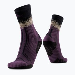 Чорапи X-Socks Terraskin Perform Crew deep purple/x black/sand