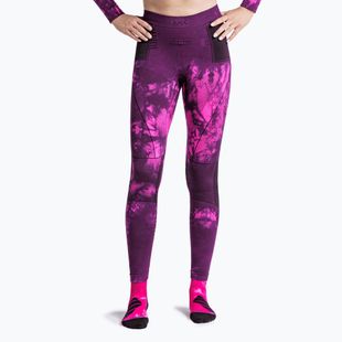 Термоактивни панталони X-Bionic Energy Accumulator Wild tiedye x black/fluo pink