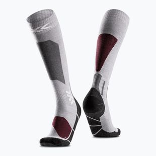 Скиорски чорапи X-Socks Ski Discover Merino Otc silver grey