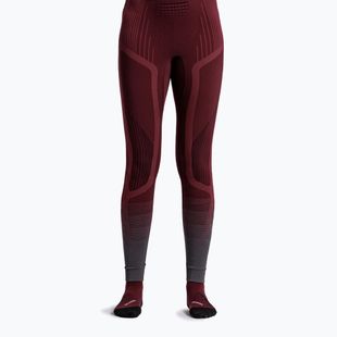 Дамски термоактивни панталони X-Bionic Invent Graphics oxide red/x black