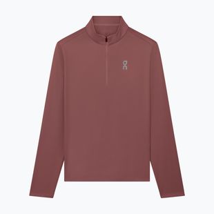 Мъжки суитшърт за бягане On Core 1/4 Zip barberry