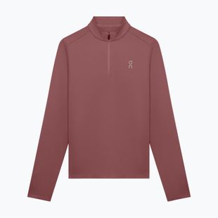 Дамски суитшърт за бягане On Core 1/4 Zip barberry