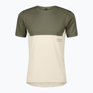 Мъжка тениска за бягане SCOTT Endurance Tech hay green/cotton white